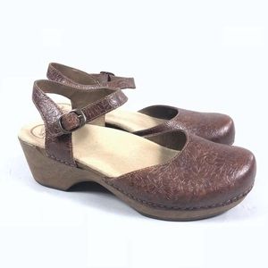 Dansko Sam ankle strap clog